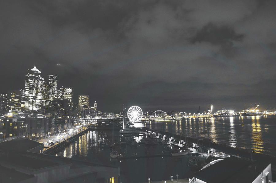 Seattle waterfront  Photograph by Aparna Tandon