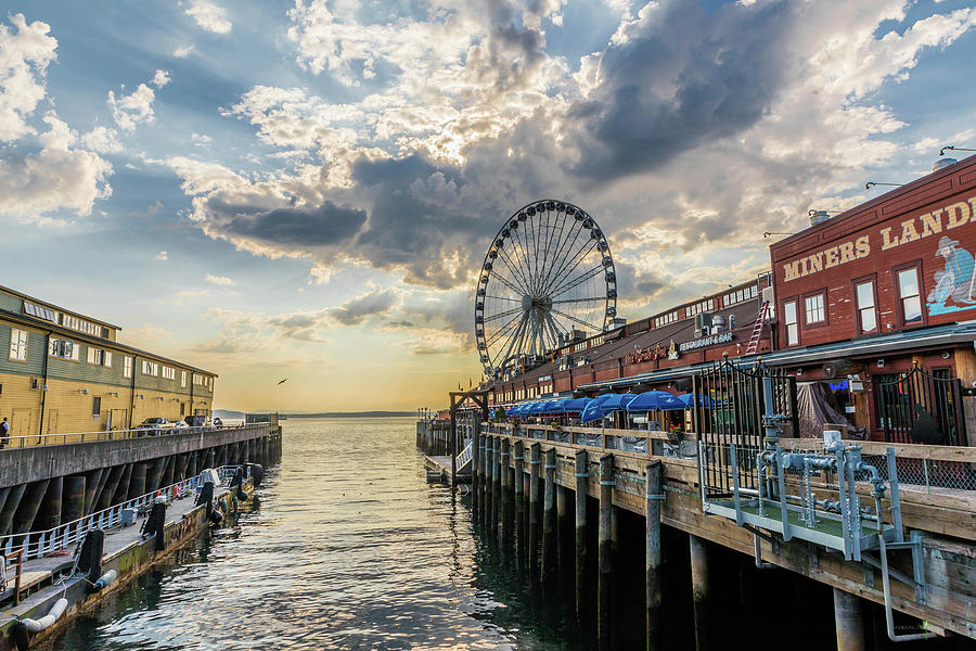 Seattle Waterfront Photograph by David Barile