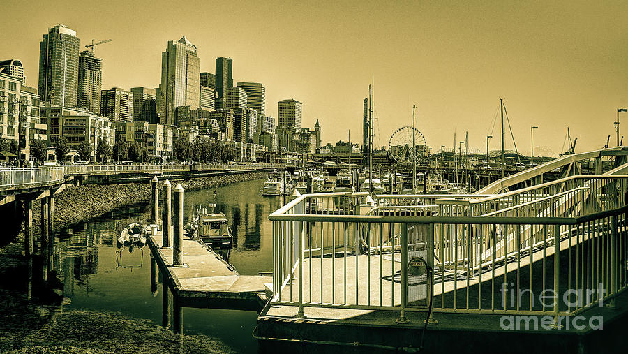 Seattle Waterfront I Photograph by Deborah Klubertanz