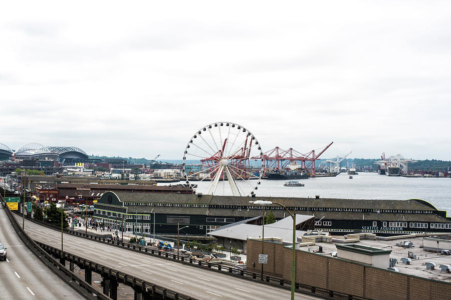 Seattle Waterfront Photograph by Tom Cochran