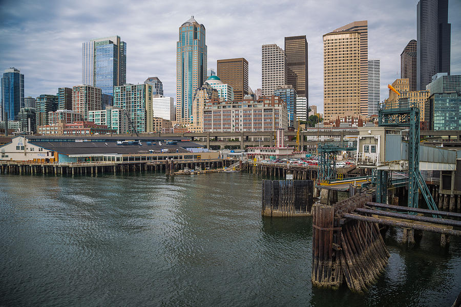 Seattle Wharf Photograph by Mark Beecher