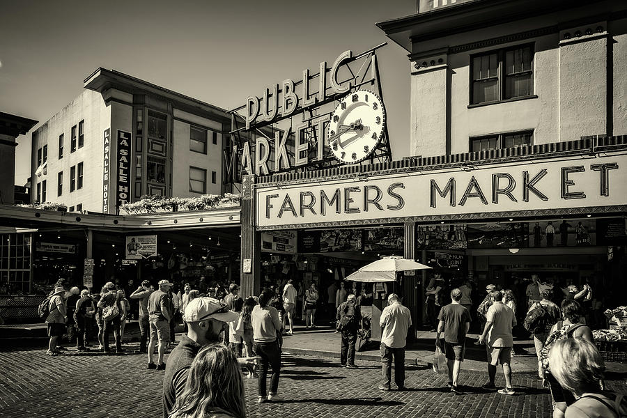 Seattles Public Market Photograph by Anthony Doudt