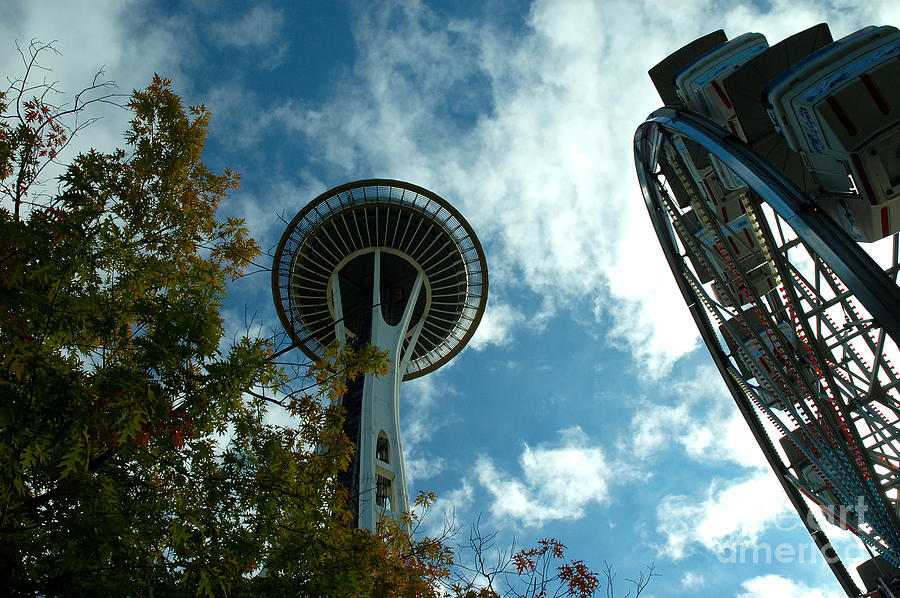 Seattles Space Needle 2 Photograph by Micah May