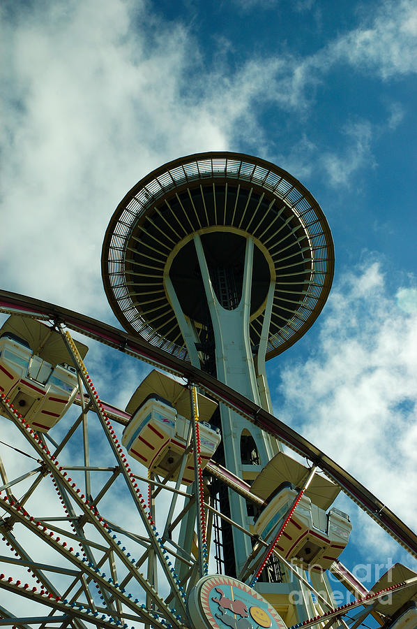 Seattles Space Needle 1 Photograph by Micah May