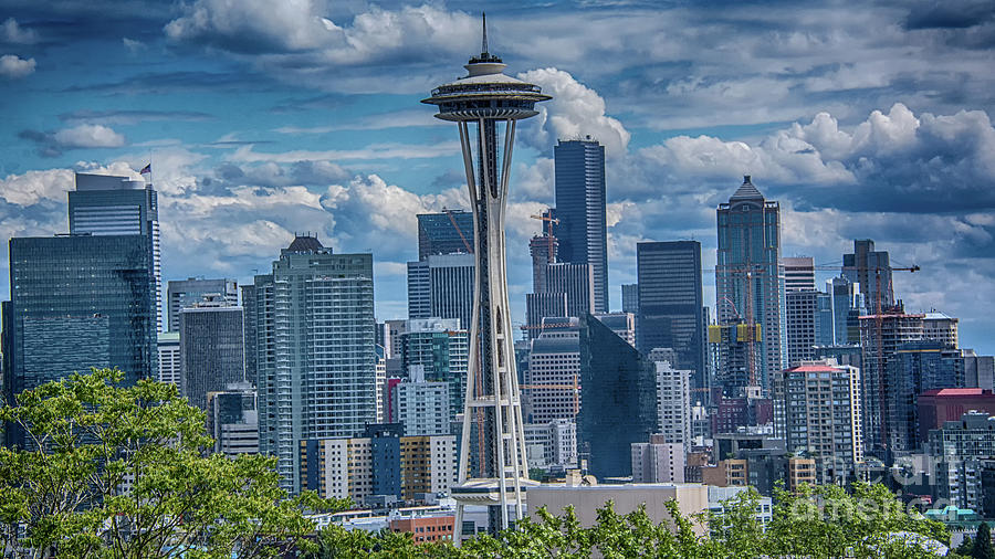 Seattles Urban Landscape Photograph by John Greco