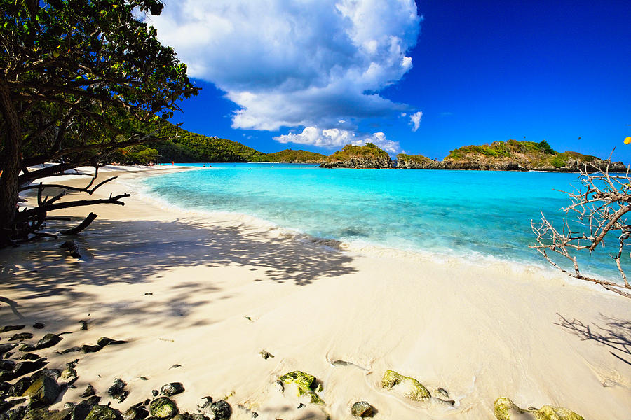 Paradise Photograph - Secluded  Beach by George Oze