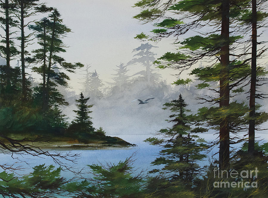 Secluded Cove Painting by James Williamson