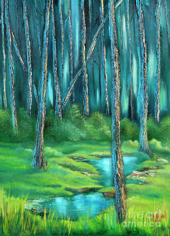 Secluded I Painting by Marlene Book