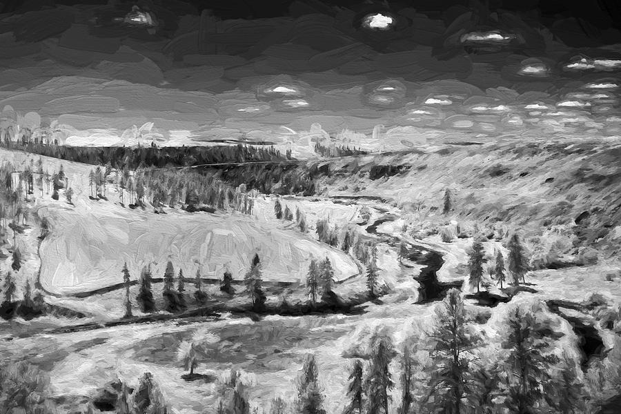 Secluded Valley II Digital Art by Jon Glaser