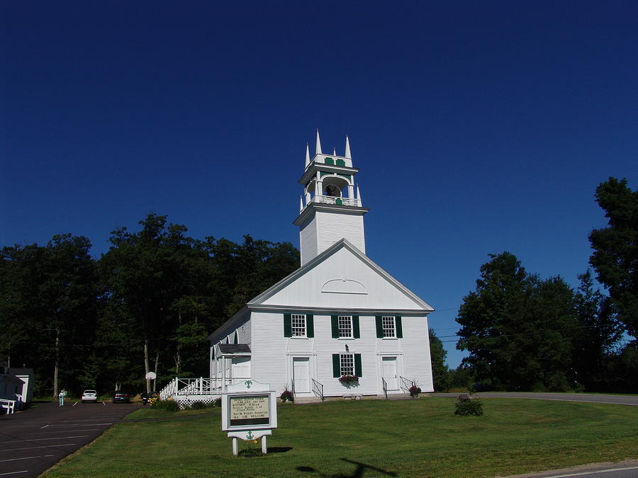 Second Baptist Church of Sanbornton NH Photograph by Dorothea Abbott ...