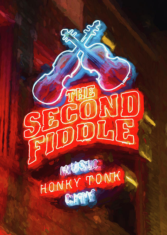 Second Fiddle - Impressionistic Photograph by Stephen Stookey