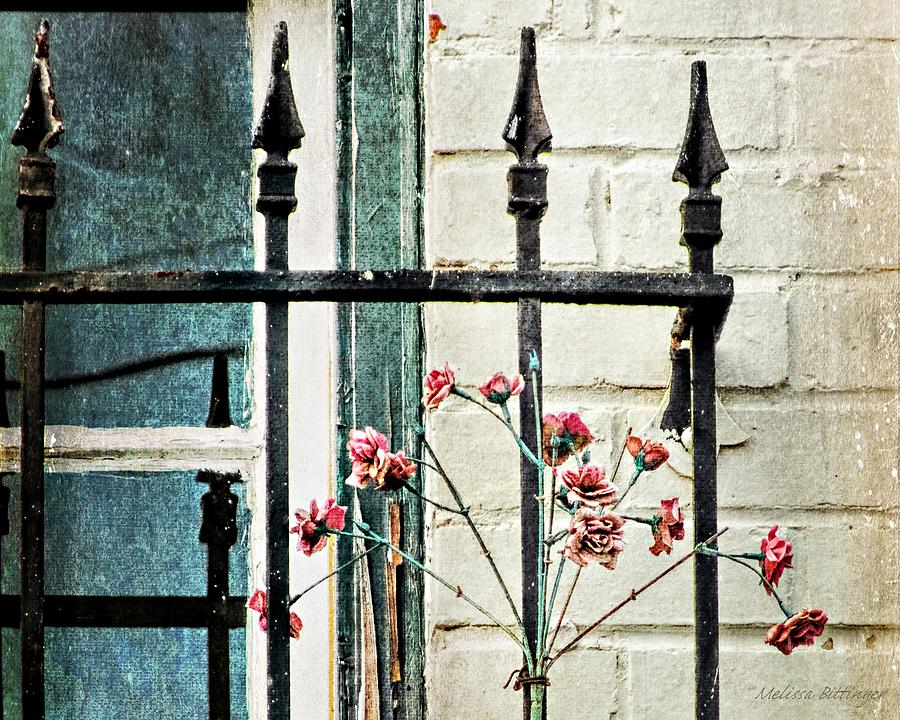 Second Story Flowers Whimsical Cottage Window Photograph by Melissa Bittinger