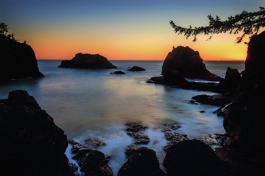 Secret Beach Sunset Photograph by Marnie Patchett