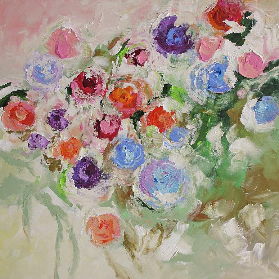 Secret Garden Painting by Linda Monfort Secret Garden Painting by Linda Monfort