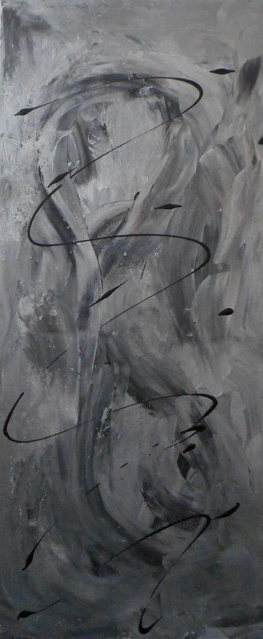 Abstract Painting - Secret message by Stella Arden