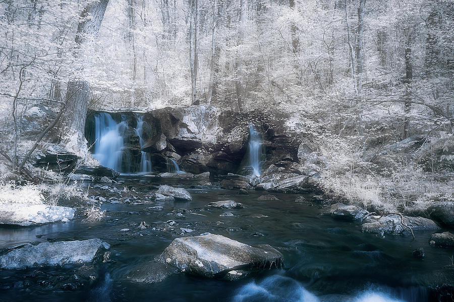 Secret Waterfall in Infrared Photograph by Brian Hale