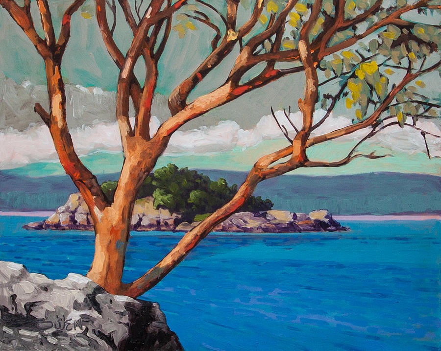 Secretary Island Painting by Rob Owen