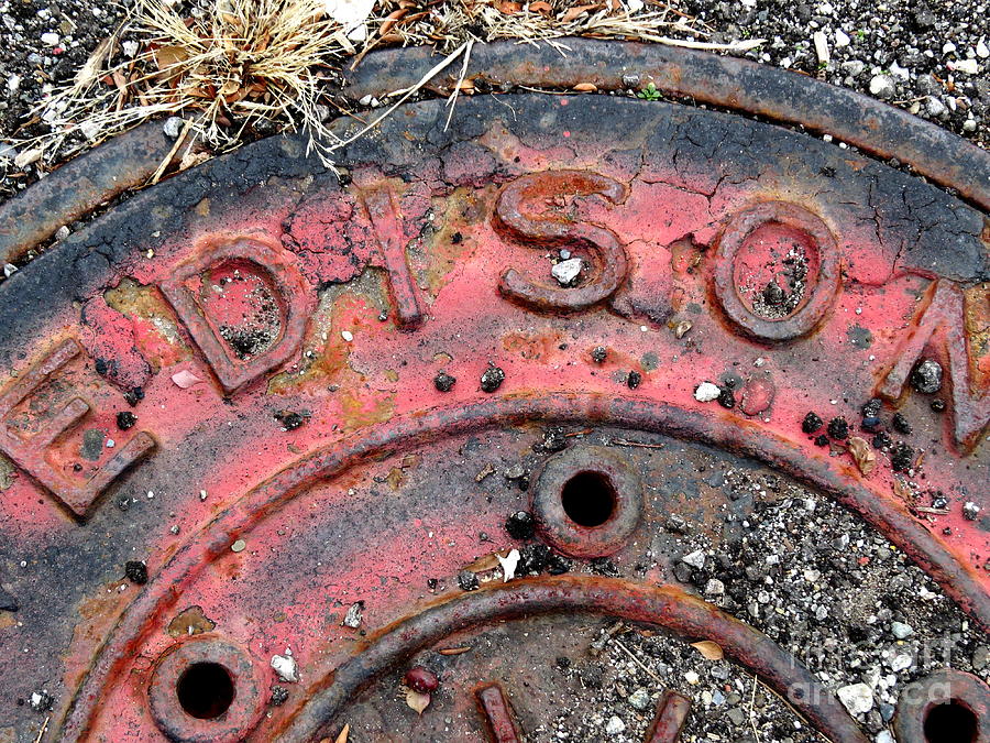 Rusty Letters Photograph by Sandra Church