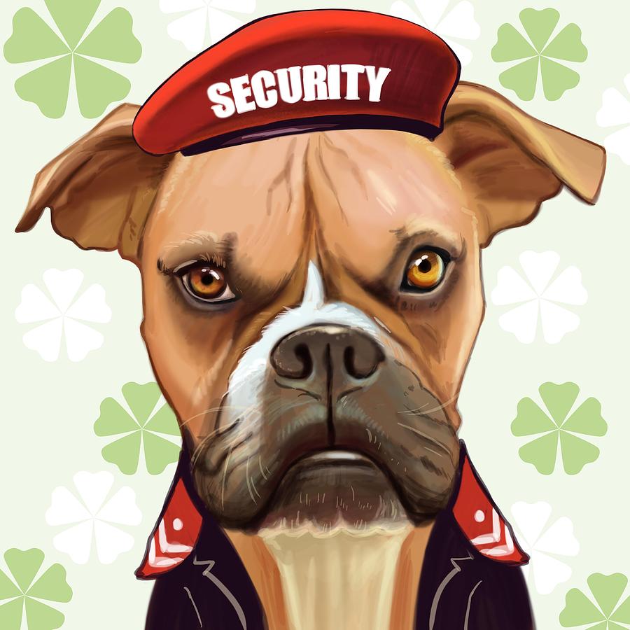 Security Dog Cartoon by Photolamus OU