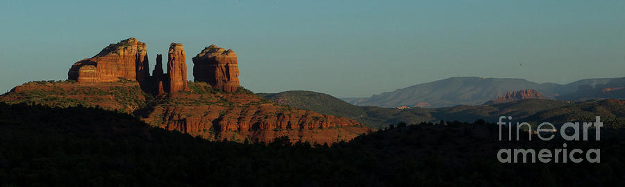 Sedona And Hot Air Balloons-Signed-#5465 Photograph by J L Woody Wooden