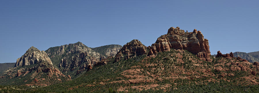 Mountain Photograph - Sedona Arizona Panorama II by David Gordon