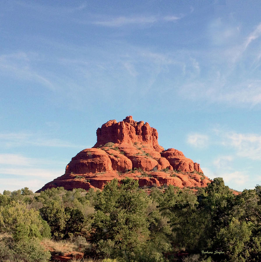 Sedona Arizona Red Rock Formation Photograph by Barbara Snyder