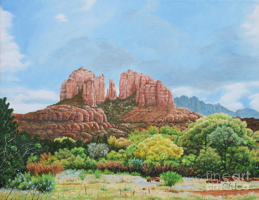 Sedona AZ Painting by Mike Ivey