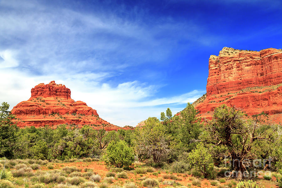 Sedona Bell Rock in the Distance Photograph by John Rizzuto