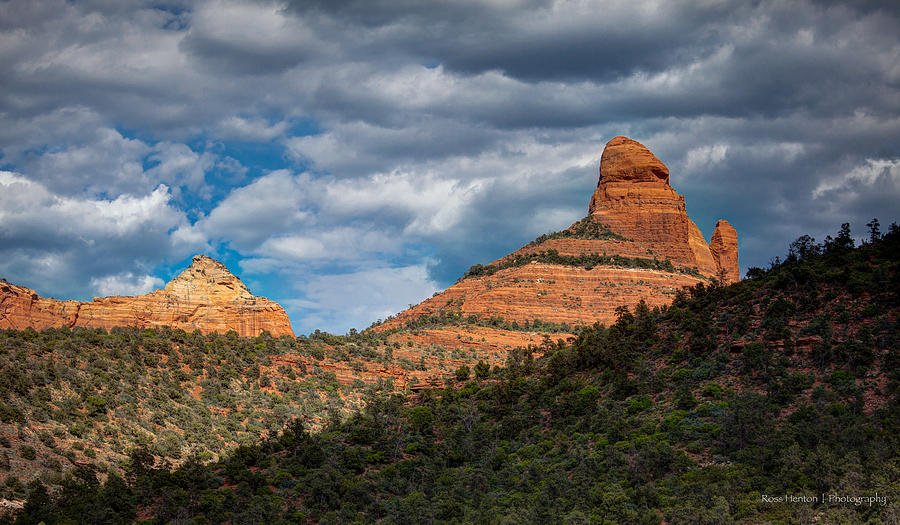 Sedona Cloudy Day Photograph by Ross Henton