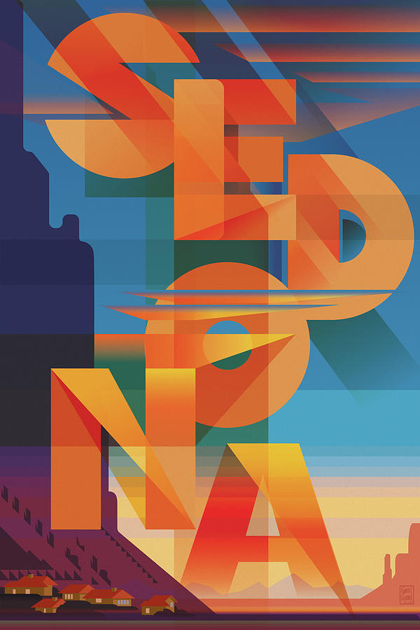 Sedona Digital Art by Garth Glazier