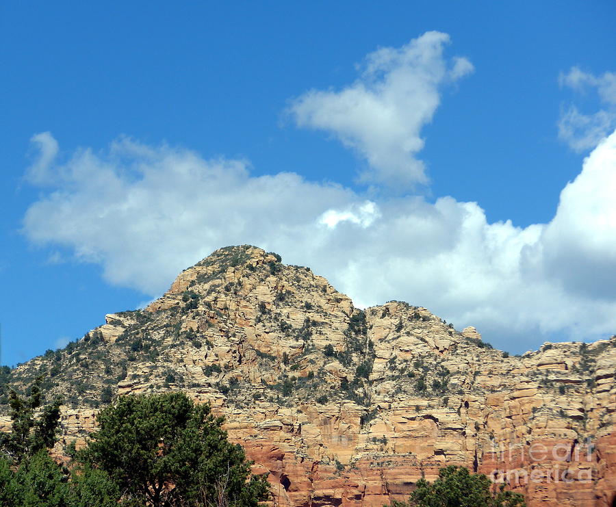 Sedona Heart Cloud Leap Day Photograph by Mars Besso