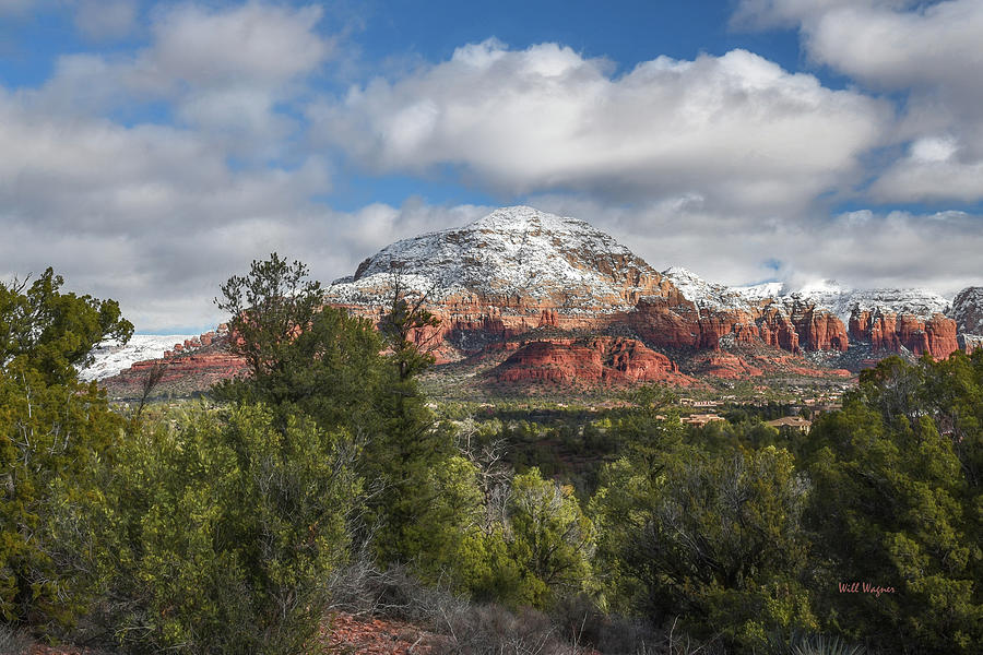 Sedona in Winter 01 Photograph by Will Wagner