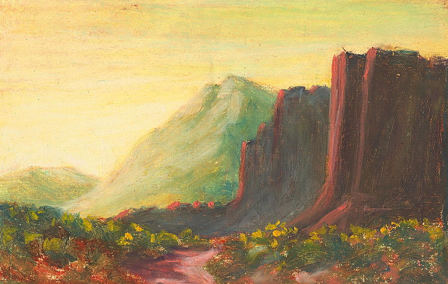 Sedona Landscape 2 Painting by Joe Hindley | Fine Art America