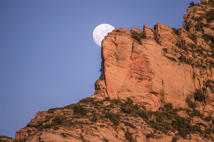 Sedona Moon  Photograph by Mauverneen Zufa Blevins