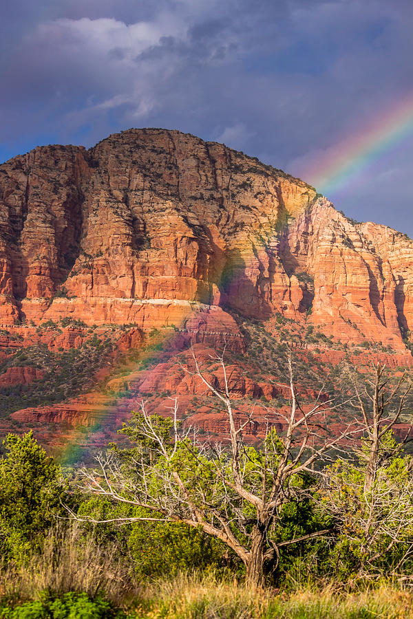 Sedona Rainbow Photograph by Aaron Burrows