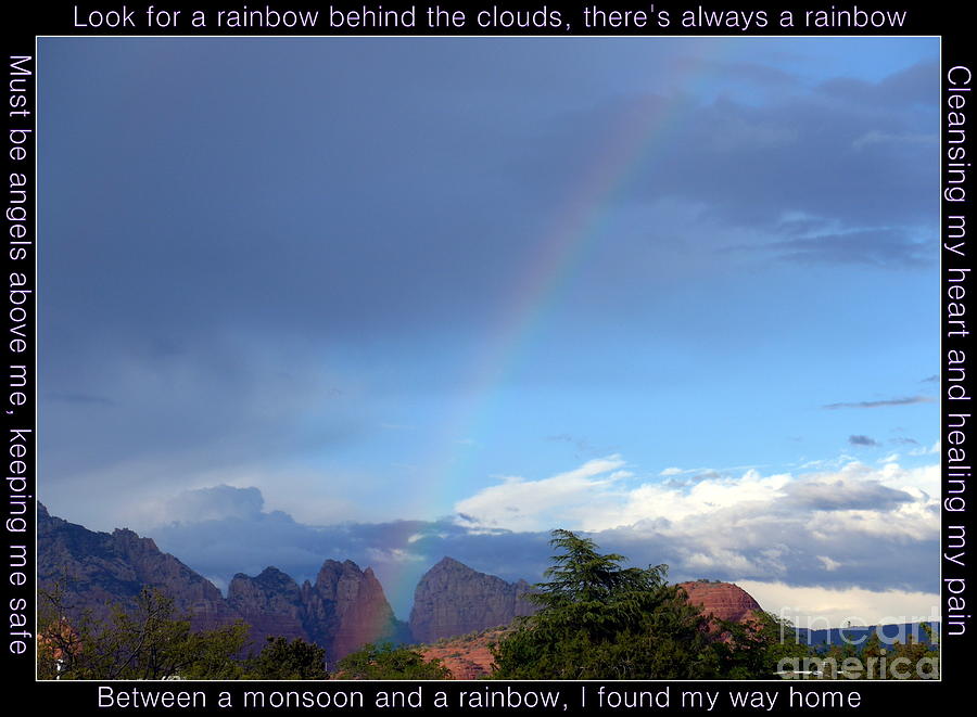 Sedona Rainbow Monsoon Photograph by Mars Besso