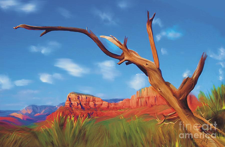 Sedona Red Rock Country Painting by Bob Salo