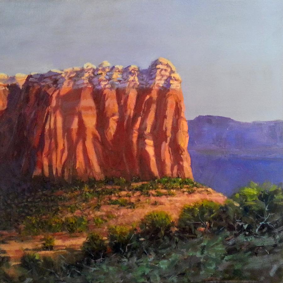 Sedona Red Rocks Painting by Jessica Anne Thomas