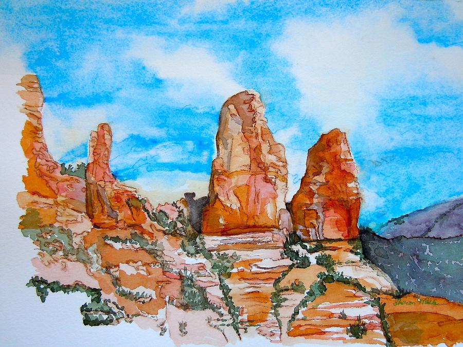 Sedona Red Rocks Painting by Sharon Mick