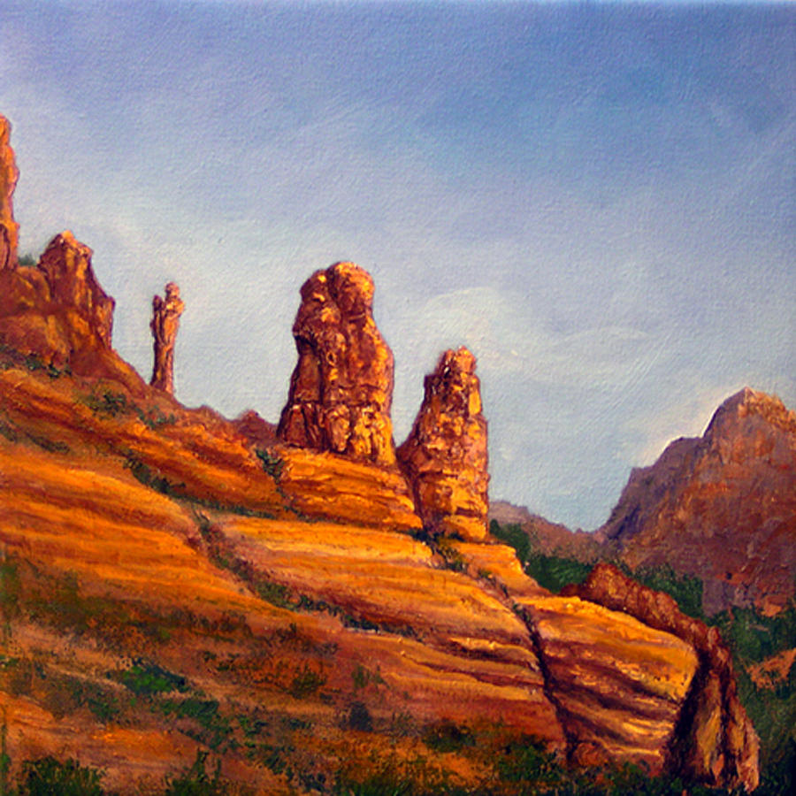 Sedona Rocks Painting by Ben Avant - Pixels