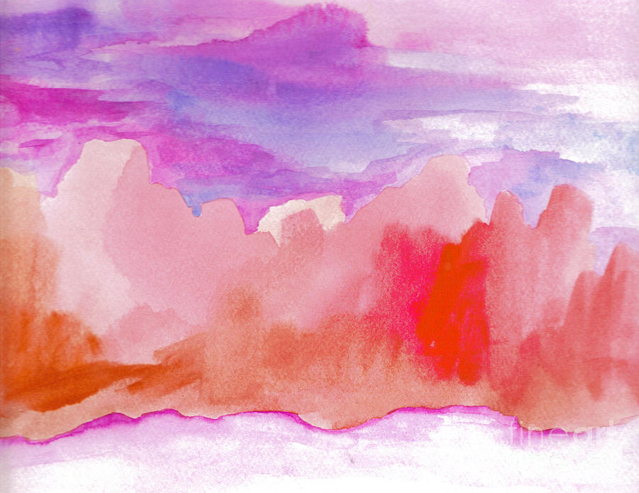 Mountain Painting - Sedona Sky by Vicki Lynn Sodora