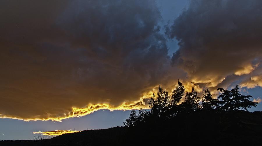 Sedona Sunset Clouds Photograph by Glenn DiPaola