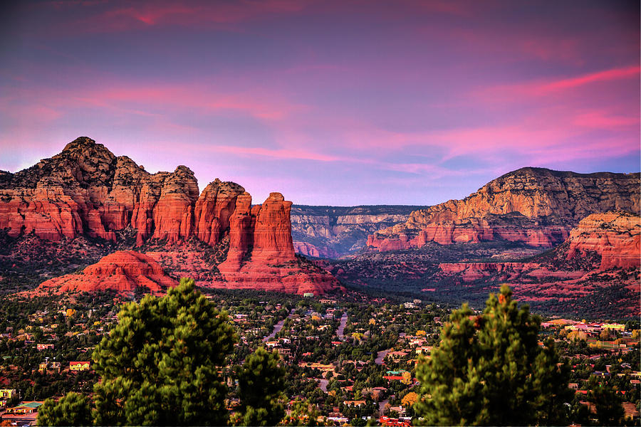 Sedona Sunset Photograph by DLP Squared Photography - Fine Art America