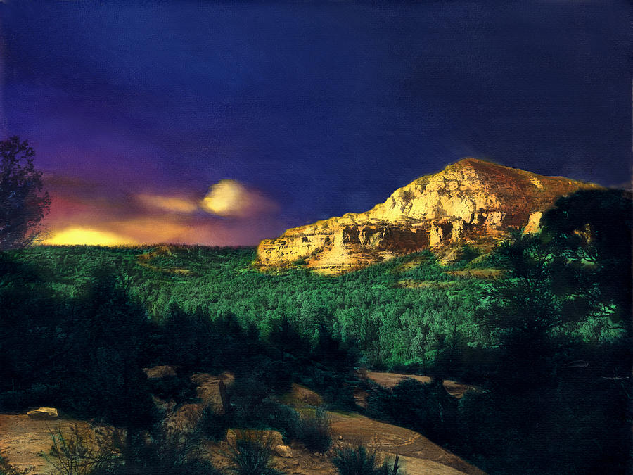 Sedona Photograph - Sedona Sunset by Joe Hoover