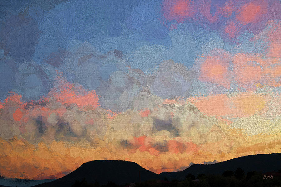 Sedona Sunset - Painterly Photograph by David Gordon