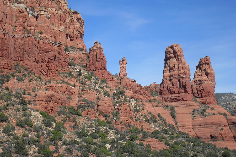 Sedona towers Photograph by Beatrice Schuller - Pixels