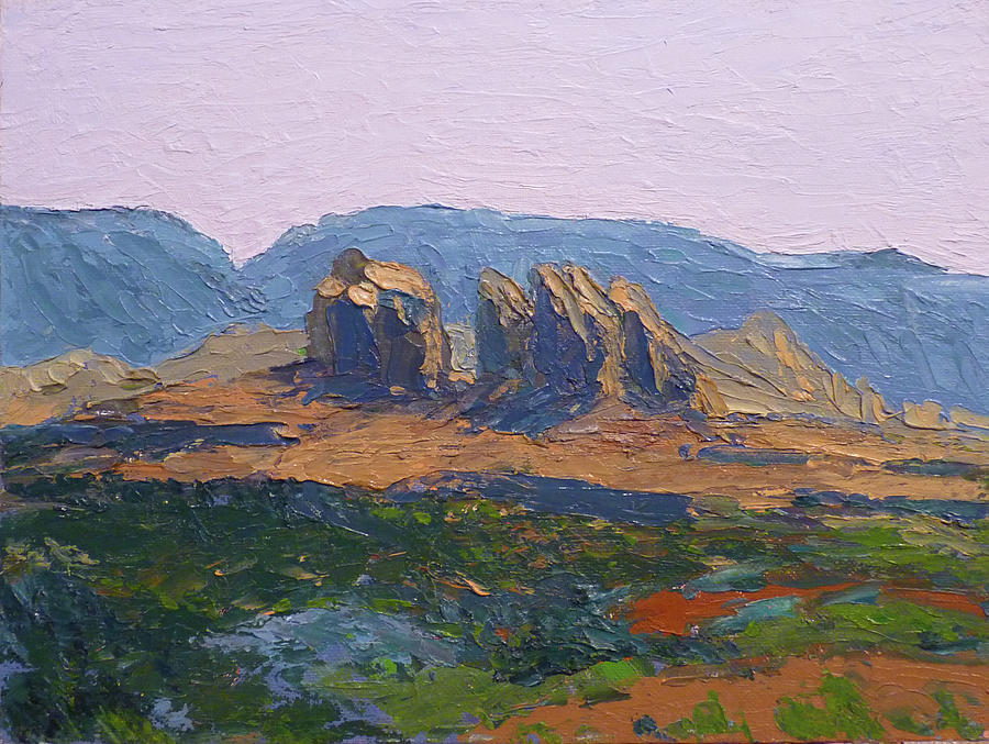Sedona View Painting by Stan Chraminski