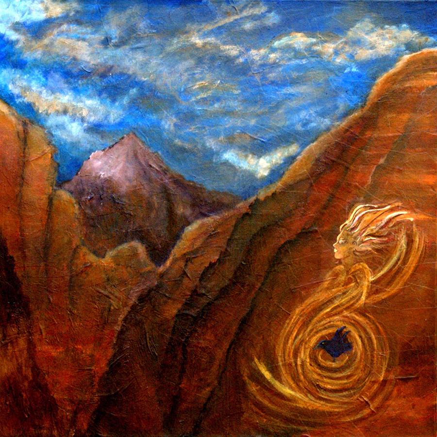 Sedona Vortex Painting by The Art With A Heart By Charlotte Phillips ...