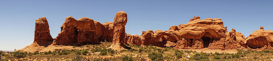 See the Elephant? Arches National Park Utah Panorama Photograph by Lawrence S Richardson Jr