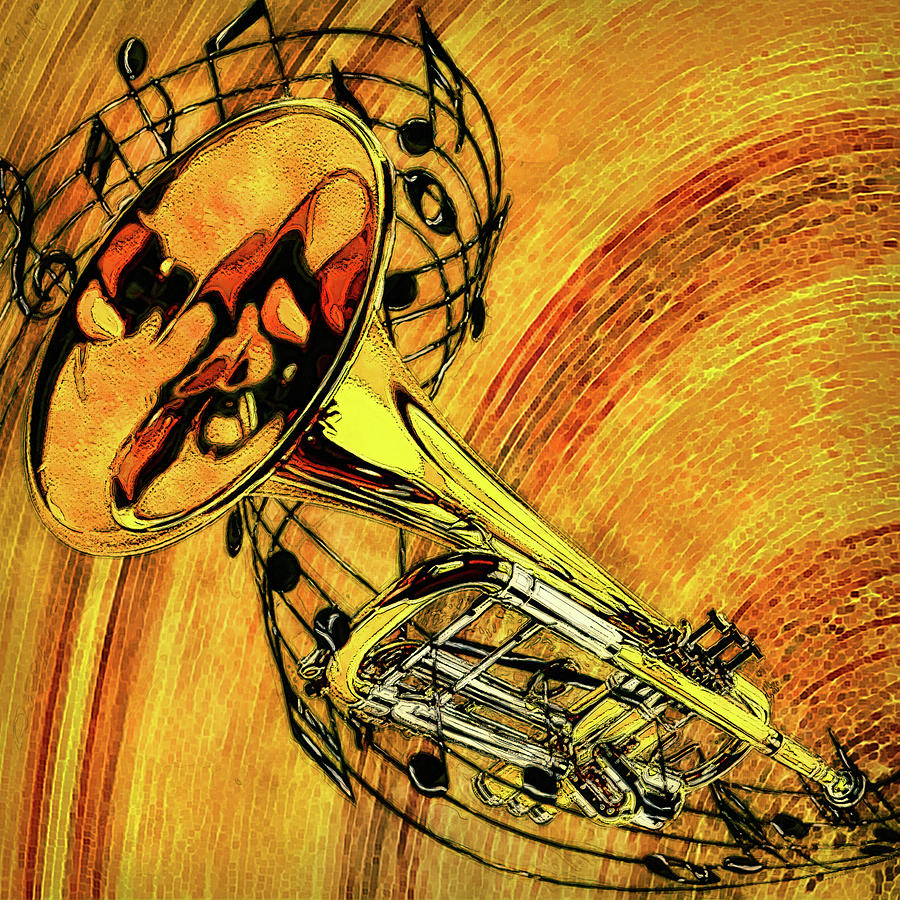 See The Sound Series Trumpet Painting by Jack Zulli